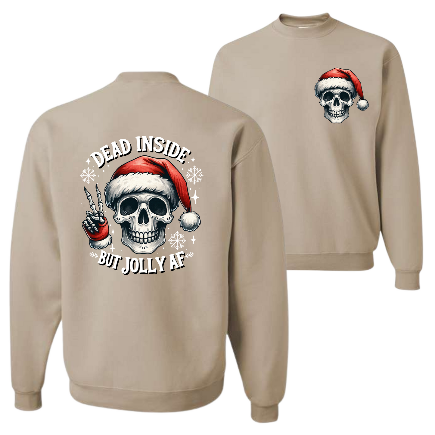 Dead Inside But Jolly AF (Holiday Top)