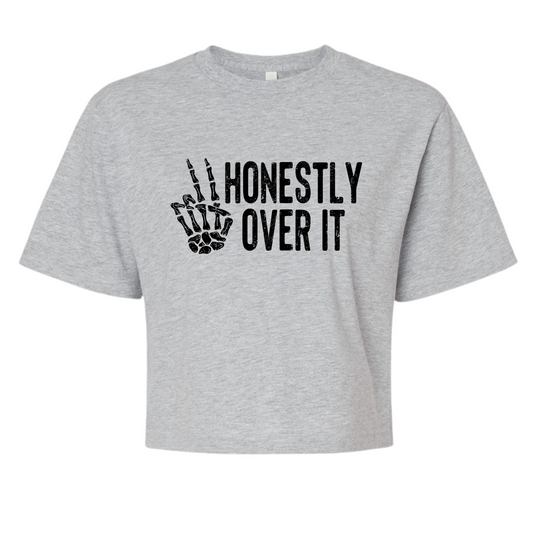 Honestly Over It Cropped Top