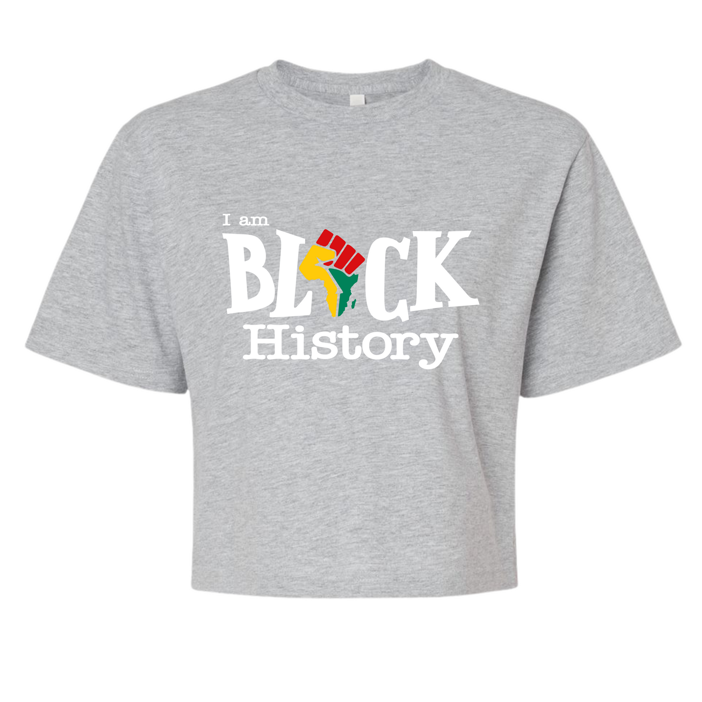 I Am Black History Cropped Top