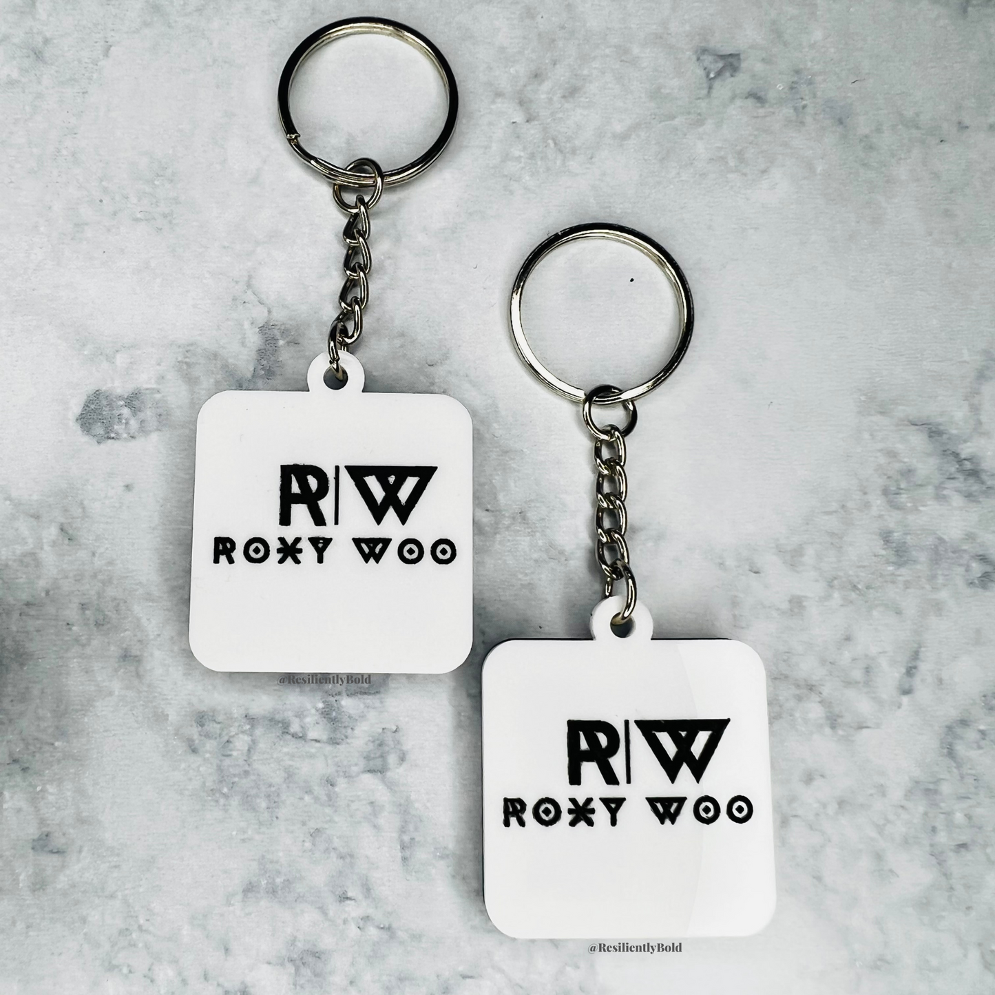 Logo QR Code Keychain