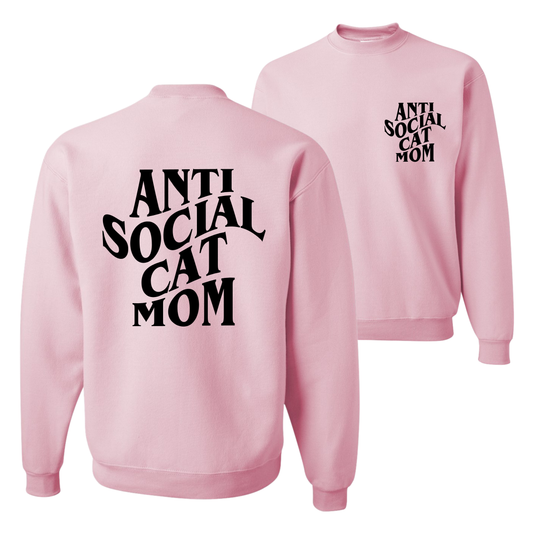 Anti Social Cat Mom Club Top
