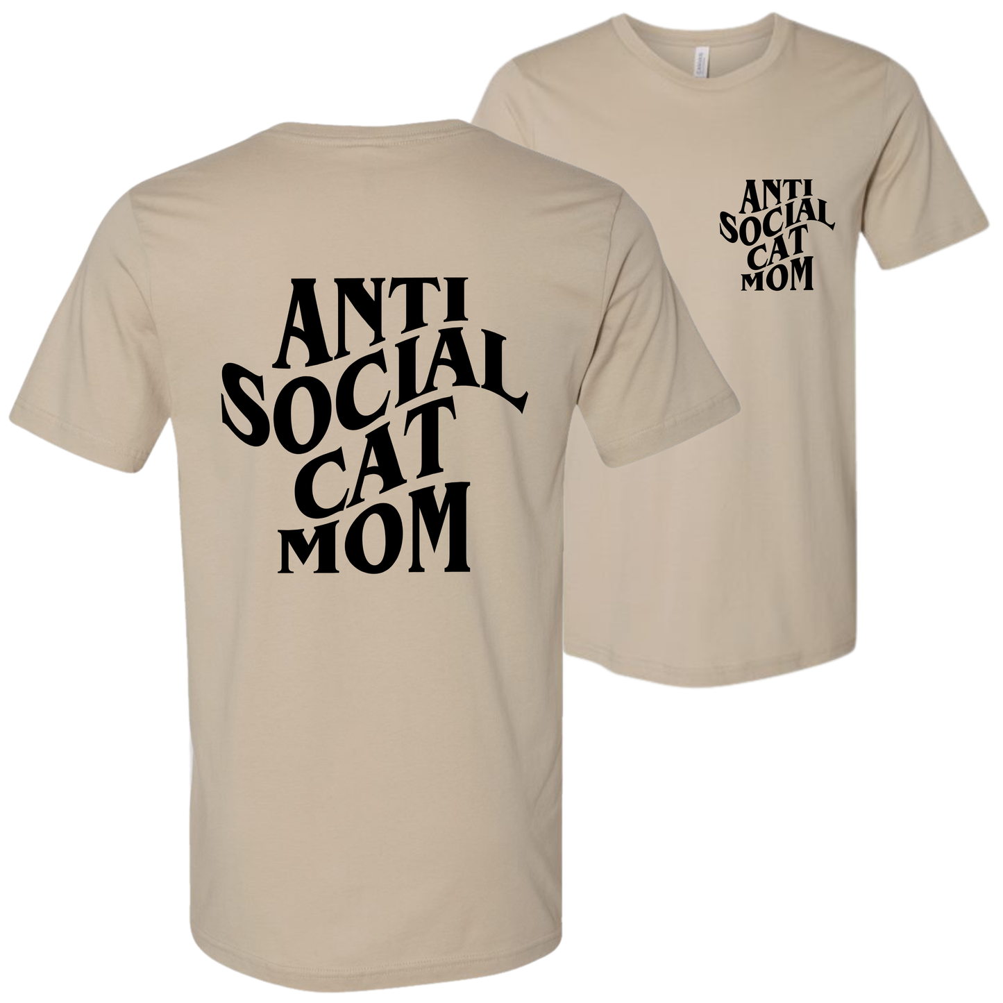 Anti Social Cat Mom Club Top