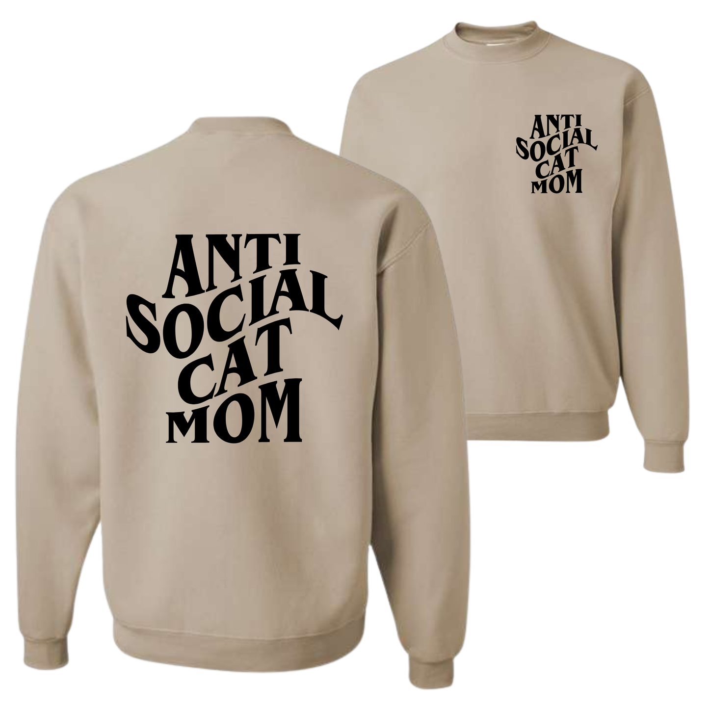 Anti Social Cat Mom Club Top